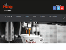 Tablet Screenshot of caffepezzullo.it